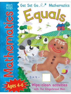 Get Set Go Mathematics: Equals – Miles Kelly – детска книга на английски