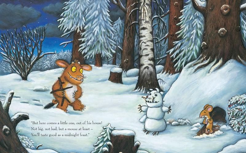The Gruffalo's Child – детска книга на английски език – вътрешна страница