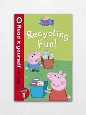 Peppa Pig Recycling Fun – детска книга на английски език Level 1